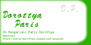 dorottya paris business card